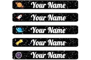 100 Name Stickers for Kids Personalized Name Labels for Daycare School Supplies, Custom Name Stickers Waterproof for Water Bo