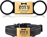 EDSG Silent Slide On Dog Tag UK Engraved Personalised Gold Plate view 5