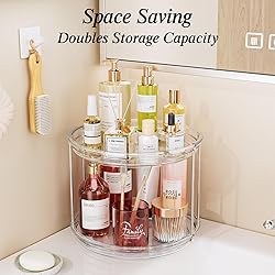LAMU 10.6in Rotating Makeup Organizer for Vanity, 2