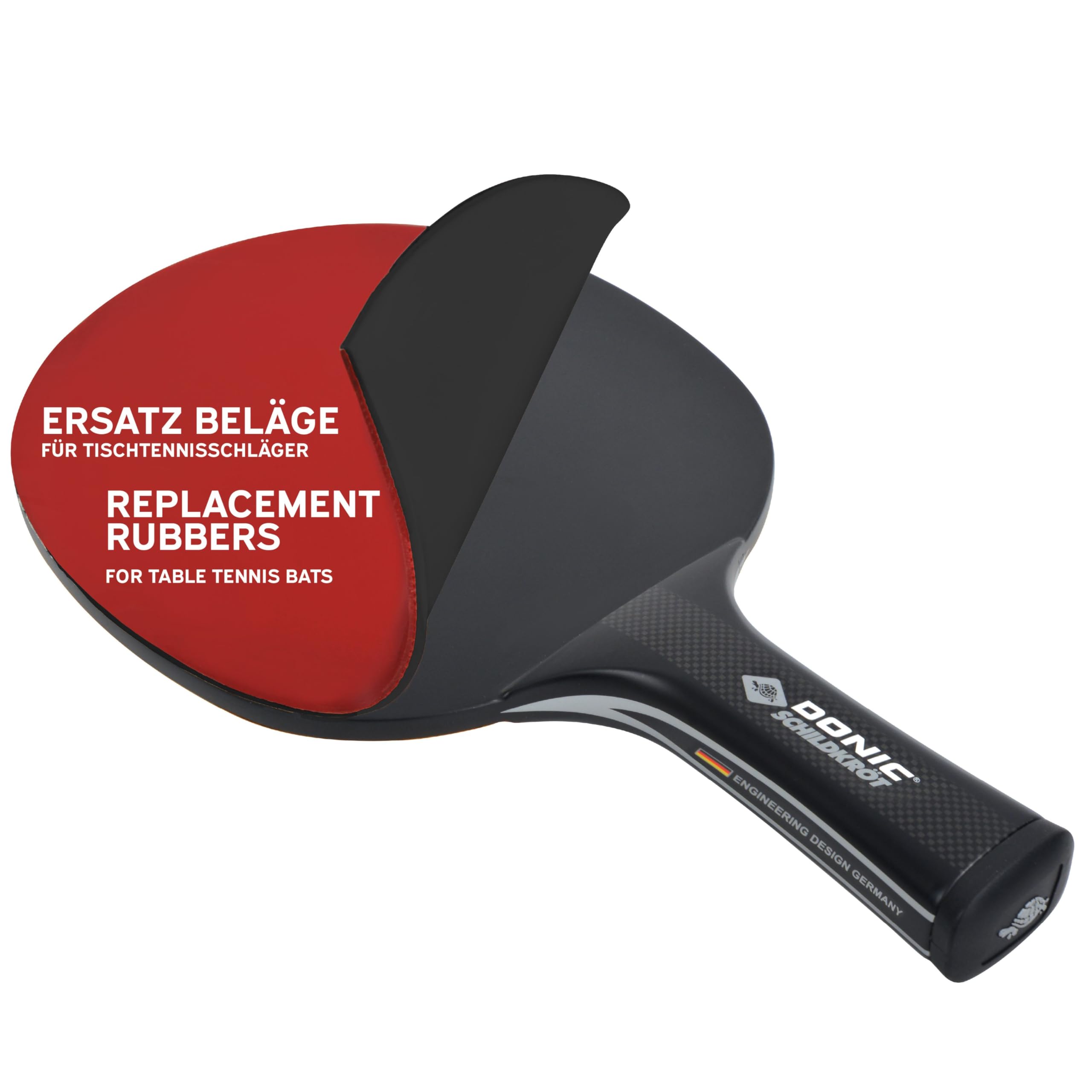 Donic-Schildkröt Replacement Pad QRC Level 7000 for Table Tennis Rackets, 2.3 mm Liga Sponge, Approved by ITTF, 752579