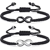 MOO&LEE Infinity Bracelet for Women and Men Friendship Bracelet Matching Couples Jewelry