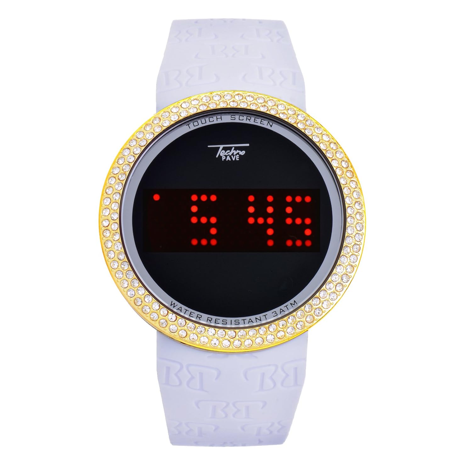 techno pave touch watch