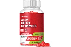 NUTRAPEP Keto Acv Gummies for Advanced Weight Loss & Belly Fat Burn - Pro Active Super Apple Cider Vinegar Gummies - Rapid Fat Burner Diet Supplement for Women Men - Sugar Free & Gluten Free (1000MG)
