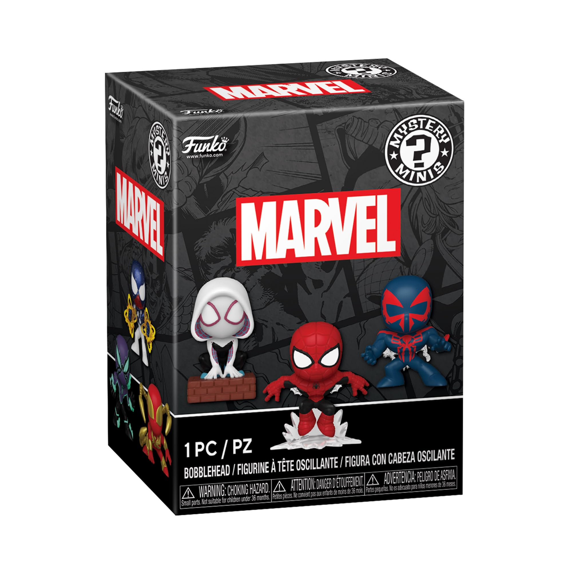 Funko Mystery Mini: Spider-Man Comics - 1 of 12 to collect - Styles may vary - Collectable Vinyl Figure - Gift Idea - Official Merchandise - Toys For Kids & Adults