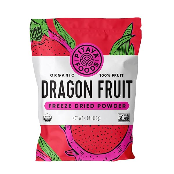 PITAYA FOODS – ORGANIC DRAGON FRUIT POWDER, FREEZE...