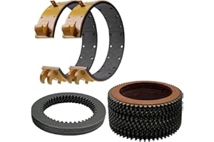 PODAFU 2PCS Brake Band 103-33-31321+Complete Steering Clutches 104-22-33321 10E-22-21320 Compatible with Komatsu D21 D20 Late