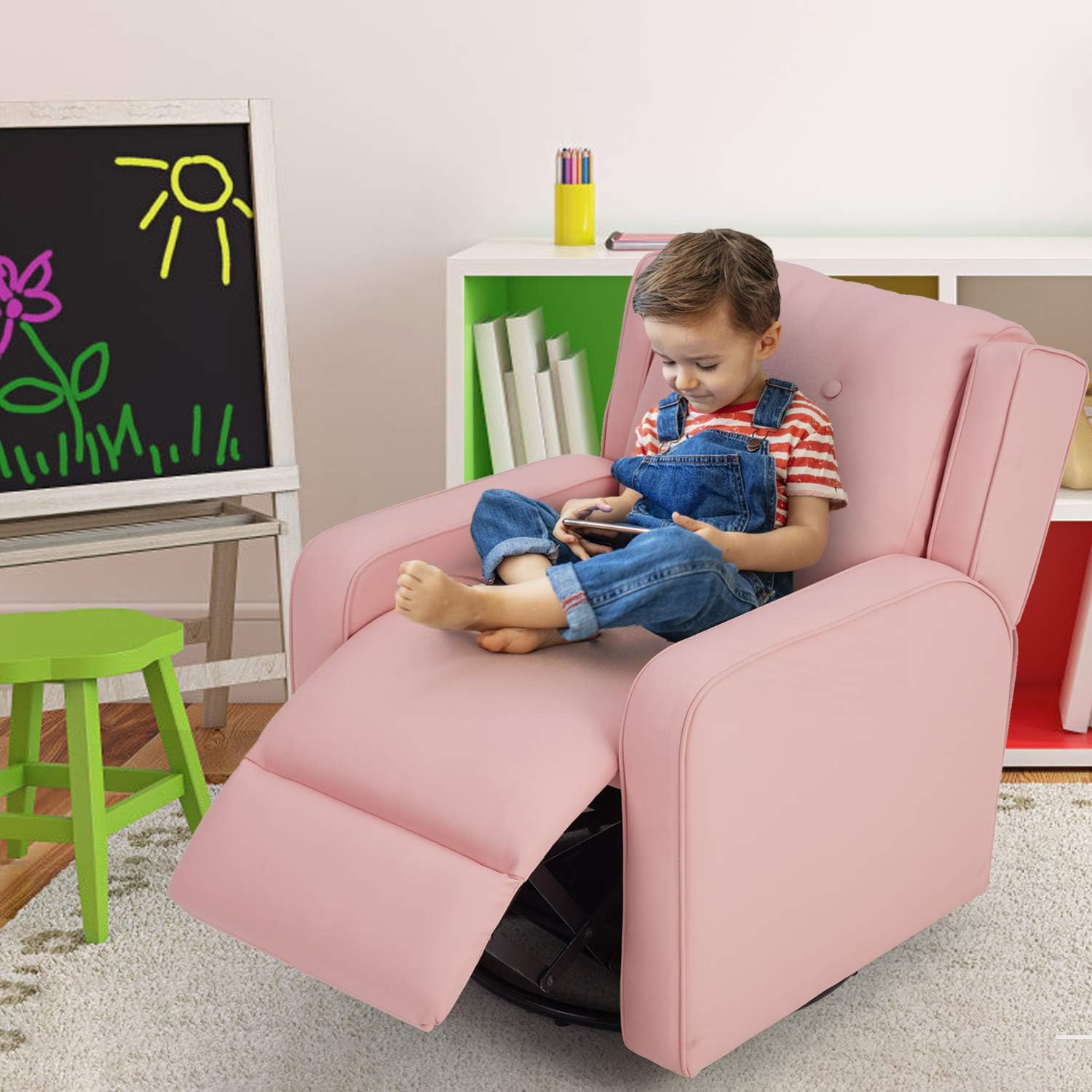 Children Recliner Pu Leather Armchair For Toddler Boys Girls 4 Children Recliner Pu Leather Armchair For Toddler Boys Girls 4