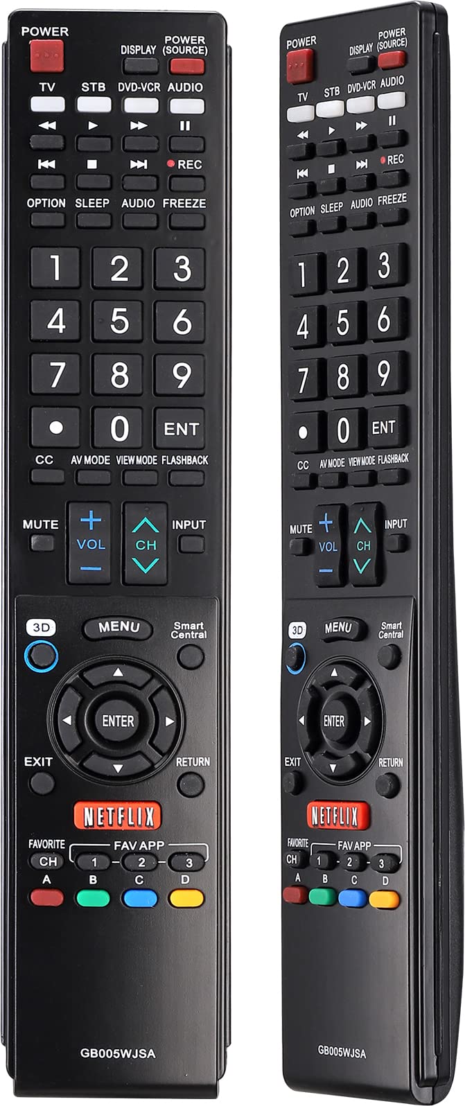 GB005WJSA Universal Replacement Remote Control Fit