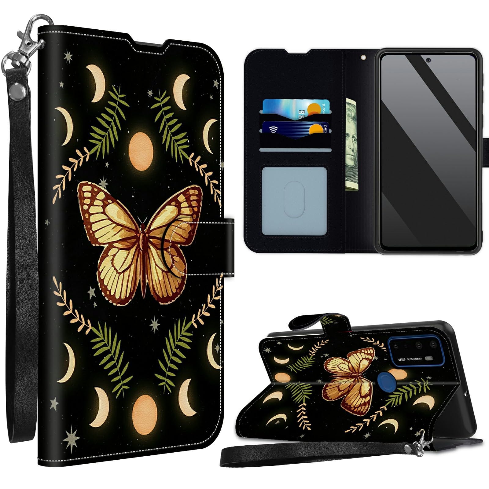 SROJDHFJB Moon Butterfly for AT&T Fusion 5G Wallet