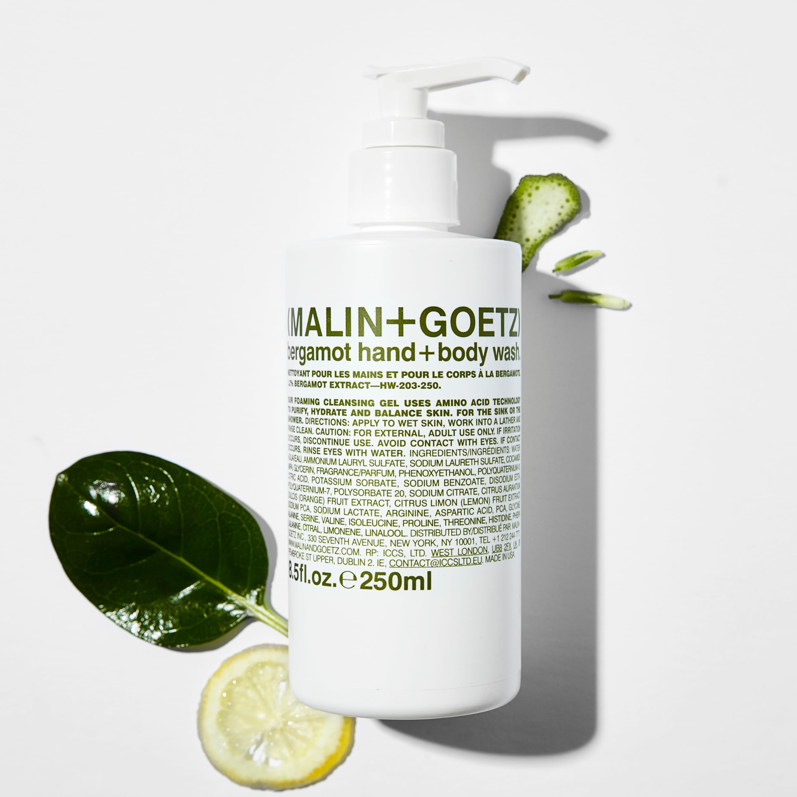 MALIN+GOETZ Hand + Body Wash – natural hydrating soap, cleansing and purifying for all skin types, prevents stripping or irritation on sensitive skin. Cruelty-free. Beauty Care