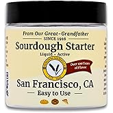 109 Year Old San Francisco Sourdough Starter Culture | Est. 1916 by our great-grandfather | Easy to follow instructions | Includes detailed instructions and recipe |