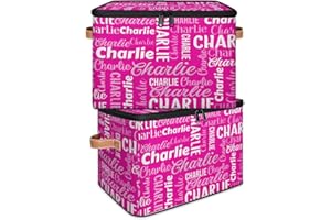 RIRIX Custom Storage Bins with Zipper Lids - Personalized Storage Box Foldable Organizer Basket Keepsake Box with PU Leather 