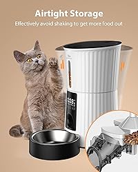 Petory Timed Automatic Cat Feeders - 4L Programable