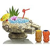 Geeki Tiki Star Wars Millennium Falcon Tiki Bowl with Han Solo & Chewbacca Muglet Collectible Drinkware