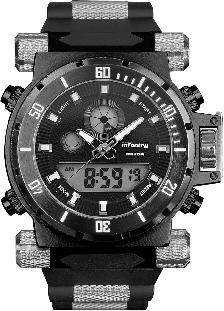 американские военные часы электронные. часы пехоты. часы инфантри мужские. наручные часы милитари infantry. тактические аналого цифровые часы.