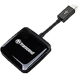 Transcend USB 2.0 OTG Card Reader, Black (TS-RDP9K)