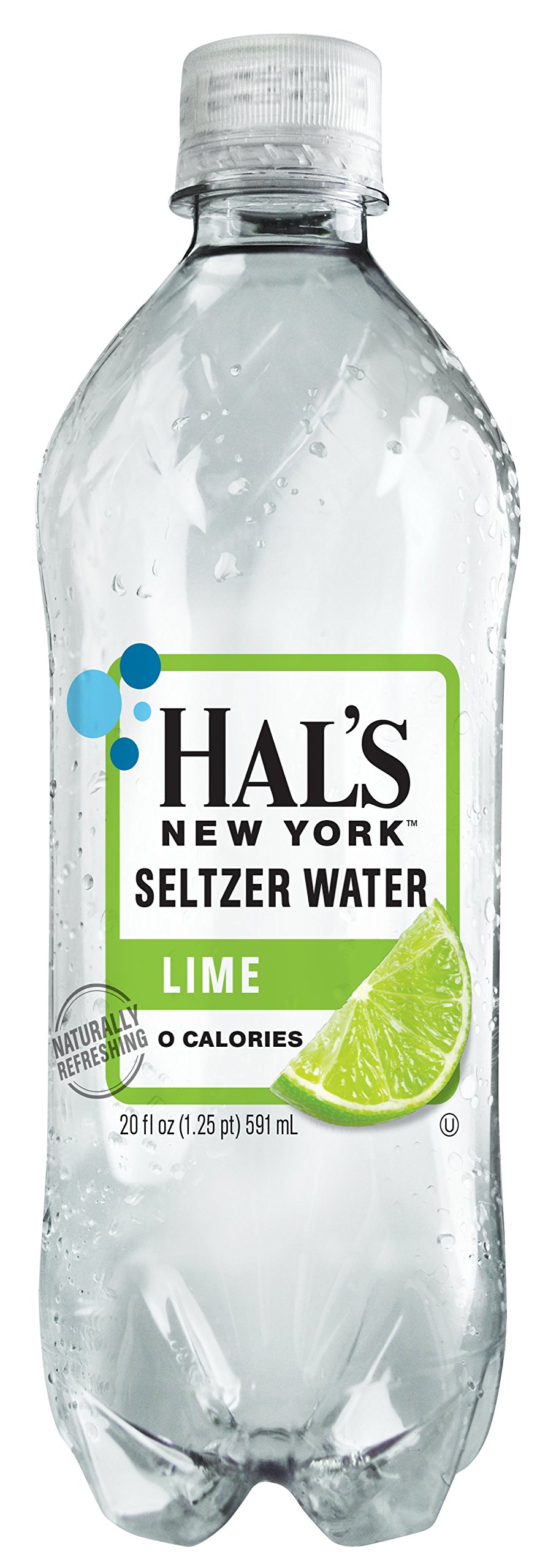 Hal's New York Seltzer Water Original 20 Oz (24 Pack) Grocery & Gourmet Food