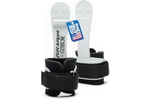 Gibson Athletic Just Right Neo Gymnastic Grips for Women, Leather Grip with Neoprene Wrist Guard, Hook & Loop Closure, Grips for Early Competitor, Gymnastics Grips for Girls - Made in USA