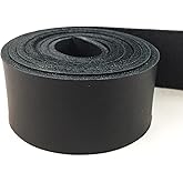8-9oz Belt Blanks, 3" (7.6 cm) x 70" (178 cm) Long, Black, Heavy Weight Straps.