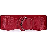 JASGOOD Women Stretchy Wide Waist Belt for Dress Ladies Vintage Elastic Belt