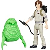 Ghostbusters Fright Features Trevor Spengler Action Figure with Ecto-Stretch Tech Slimer Ghost Toy Accessory, Ghostbusters Toys for Kids Ages 4+