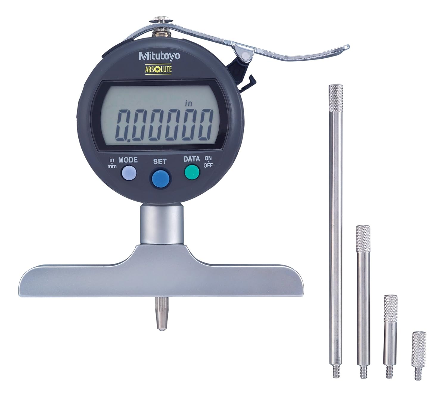 Mitutoyo 547258SCAL Absolute Digimatic Depth Gauge with Calibration