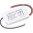 HitLights 60W Dimmable LED Driver, Electronic Transformer, 120V AC to 24V DC Power Supply for LED Strip Light, Low Voltage Lighting Project, Compatible with Lutron Leviton Dimmers, UL Listed, Class 2