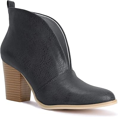 chunky cut out boots