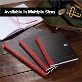 Black n Red Oxford A4 Hard Cover Notebook Pack of 3 view 6