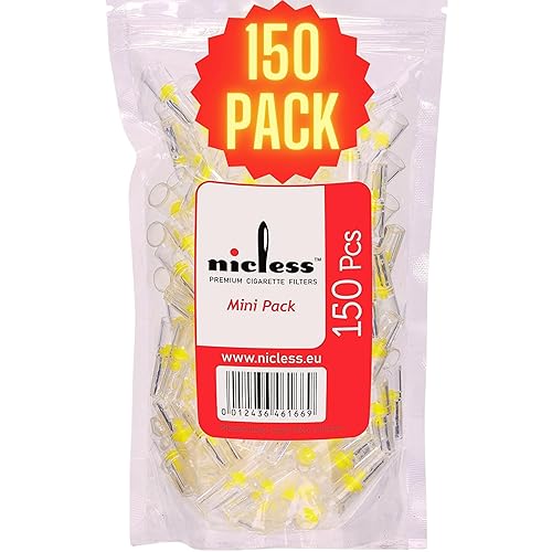 tar tips for cigarettes Nicless Cigarette Filters 150 Pack — 8mm Tar Blocker for Regular & King  Size Cigarettes, Visible Tar Proof, Cigarette Filters that Remove Tar and  Chemicals Cigarette Filter Tips in Saudi Arabia