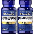 Puritan's Pride Super Strength Rapid Release Capsules Melatonin 120 Count (Pack of 2)(Packaging may vary)