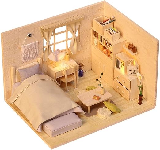 diy miniature frozen bedroom dollhouse room