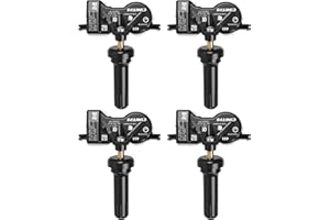 CDWTPS TPMS Sensor Dodge,4Pack 433Mhz Tire Pressure Monitoring System Sensor Compatible for Chrysler Jeep Dodge Fiat Replaces#68313387AB 68193586AC 68252493AB