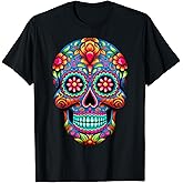 Sugar Skull De Los Muertos T-Shirt
