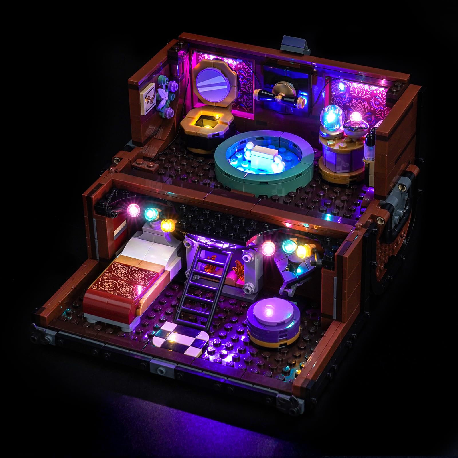 Light Kit Compatible with Lego 76785 Thing's Apartment (No Model), Decoration Lighting Set Compatible with Lego Thing's Apartment Creative Toys