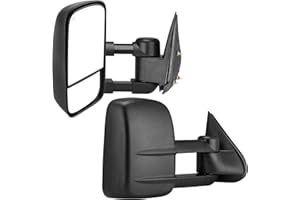 DWVO Side Tow Mirrors Compatible with Chevy GMC 1999 2000 2001 2002 2003 2004 2005 2006 Silverado Sierra, 00-06 Tahoe Suburba