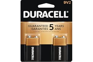 Duracell - CopperTop 9V Alkaline Batteries - long lasting, all-purpose 9 Volt battery for household and business - 2 count