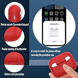 Airpods Pro 2 Case, Coffea Soft Silicone Protective
