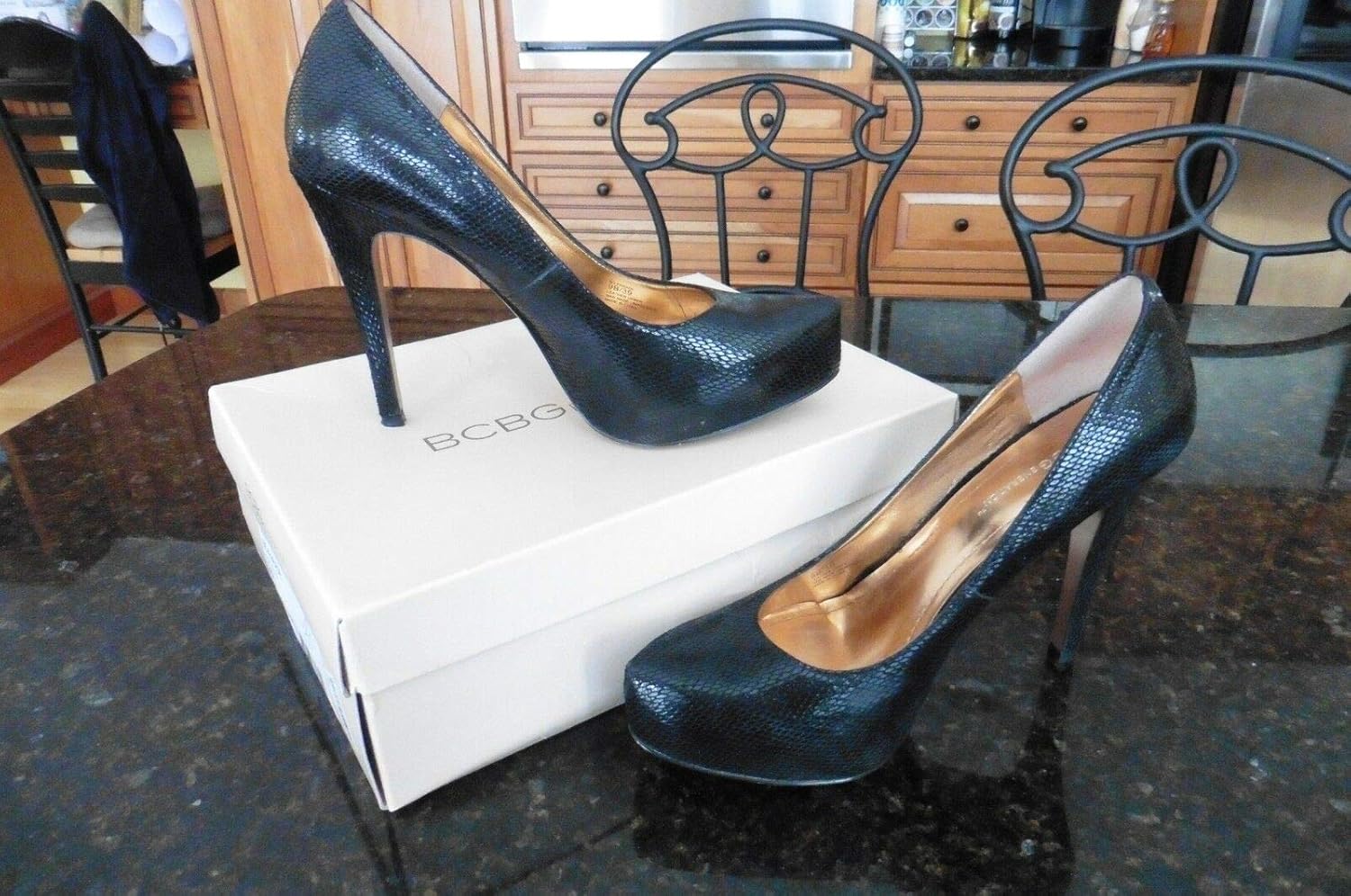bcbg platform pumps