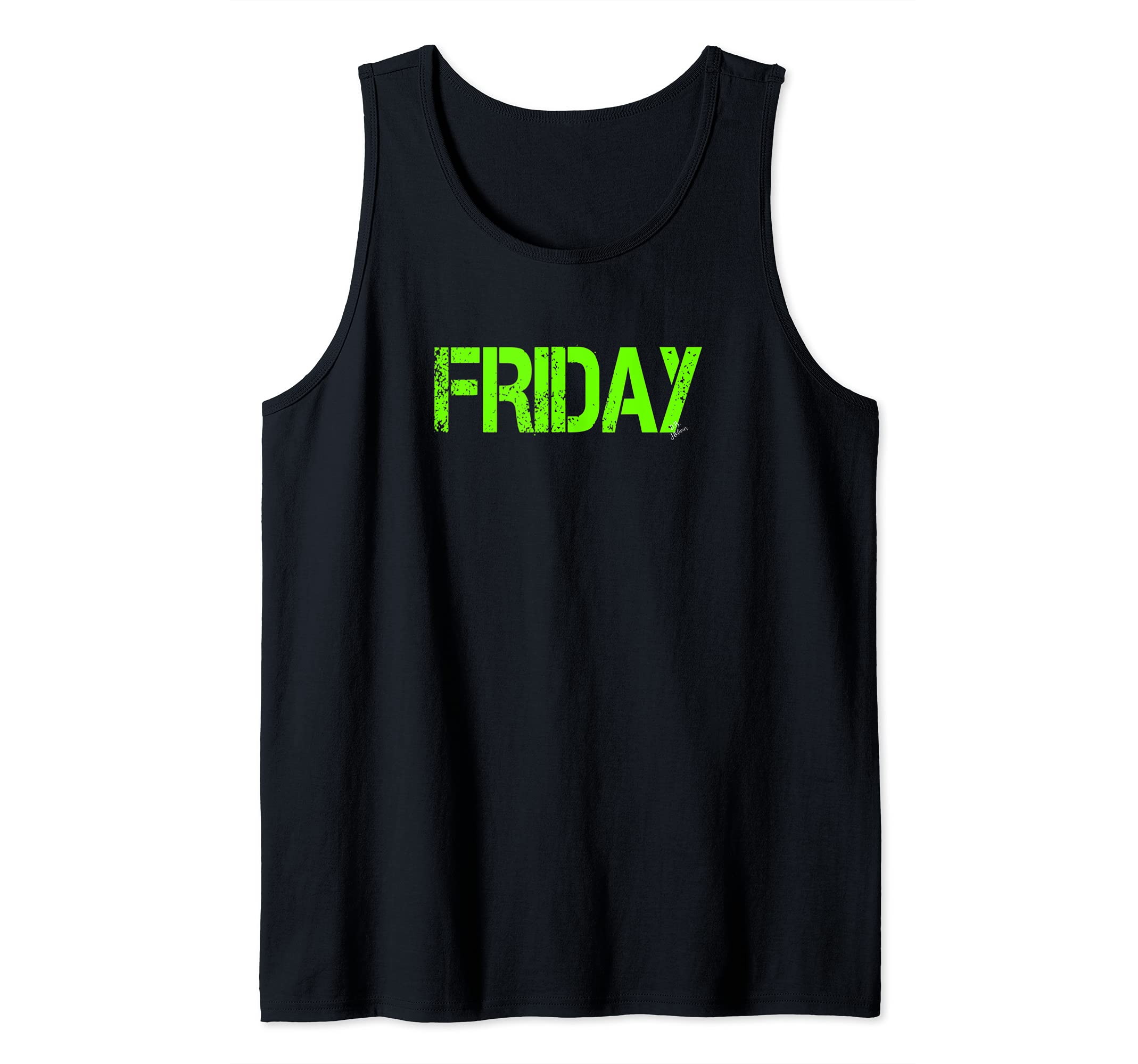 Friday Outfit weekday asberger help Autism awareness Tank Top