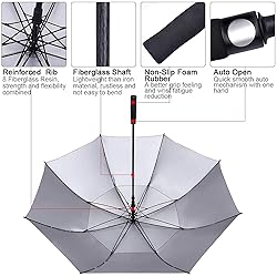 G4Free 62 inch Extra Large Windproof Golf Umbrella