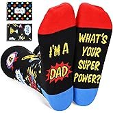 Gift Idea for Him - Novelty Gifts for Dad Grandpa Husband, Funny Men Socks