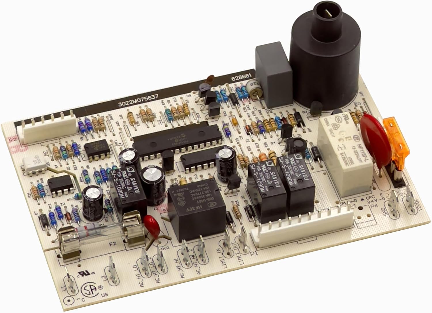 Photo 1 of Upgraded 628661 RV Refrigerator Board - Direct Replacement Power Control Circuit Board for Norcold N8, N6, N4 Series & More - Compatible with N51X, N41X, N1095, 1200, 1210 Models (6 and 10 Pin)