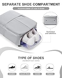 CADOLIM Travel Backpack Carry On Flight Approved
