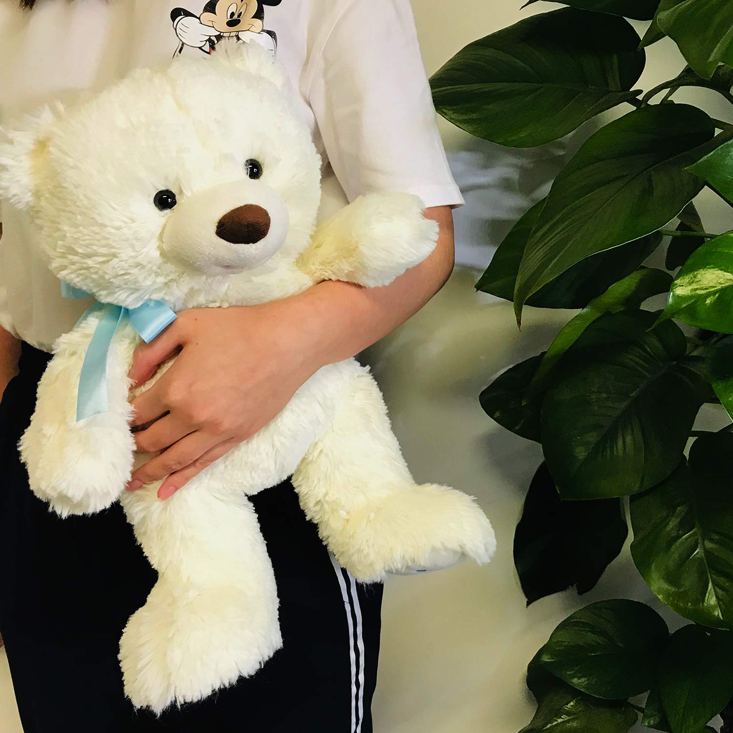 DORE Plush Teddy Bear Stuffed Animal Plush Toys Cute Bear with Ribbon