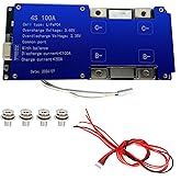 4S 100A DC14.6V BMS LiFePO4 Battery Balance Charge Board NTC Temperature Protection Equalizer