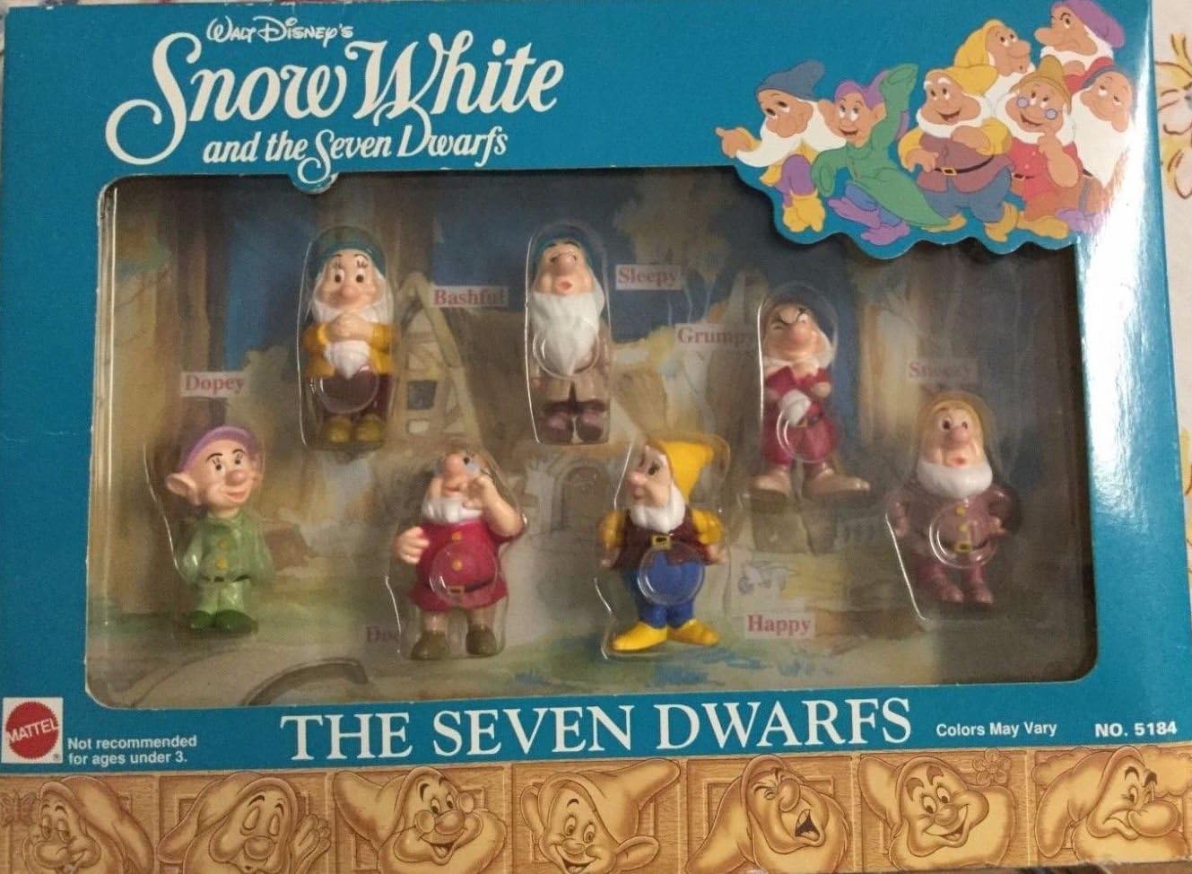 The Seven Dwarfs No 5184 Walt Disney 