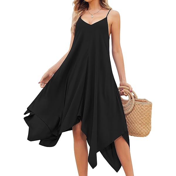 Match Point Women's Handkerchief Linen Pocket Dress (XL, Aqua) at Amazon  Women's Clothing store