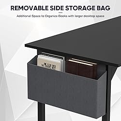 DUMOS 40 Inch Small Computer Office Desk Modern
