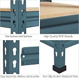 Yaheetech 5 Tier Garage Shelving Units Heavy Duty 750kg Neptune Blue view 5